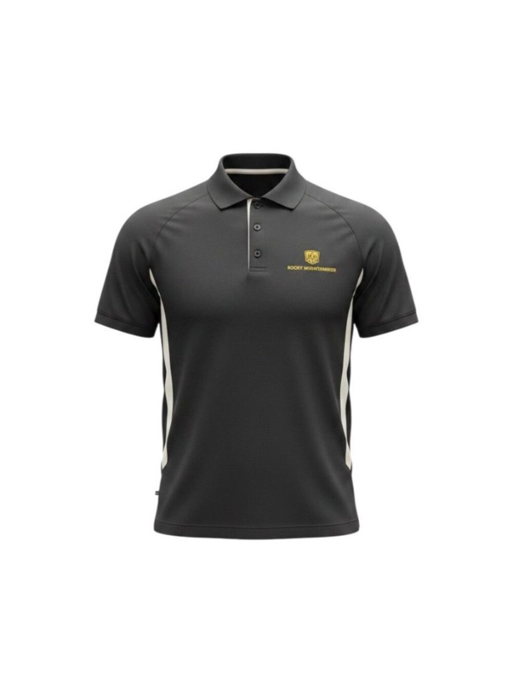Rocky Mountaineer Mens Black Polo Shirt By OnTour Size XL